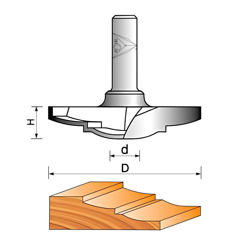CHP1840 - Raised Panel Router Bit
