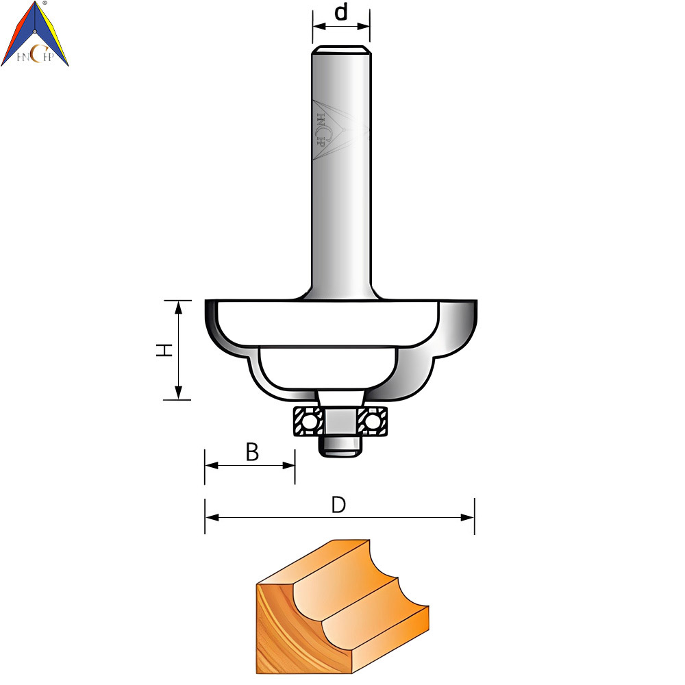 CHP2010 - Handrail Classical Router Bit