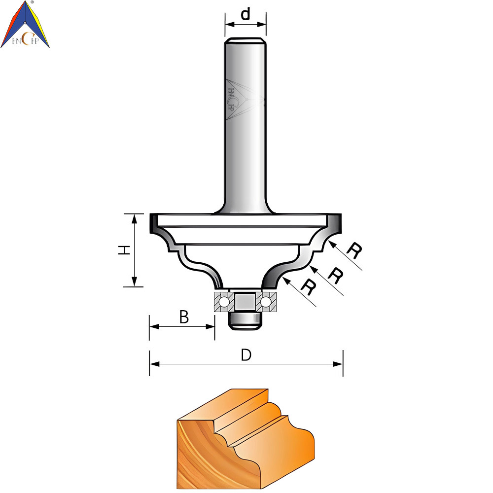 CHP2011 - Handrail Classical Router Bit