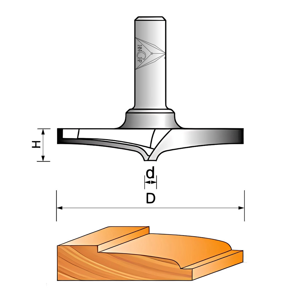 CHP1801 - Open-End Carving Router Bit