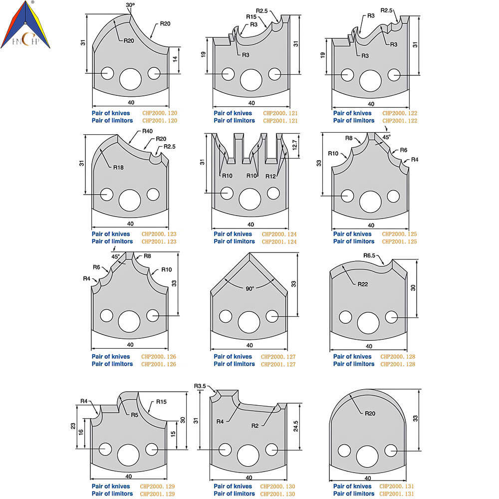 CHPJ001.01 - Carbide Insert Cutterhead Ⅰ