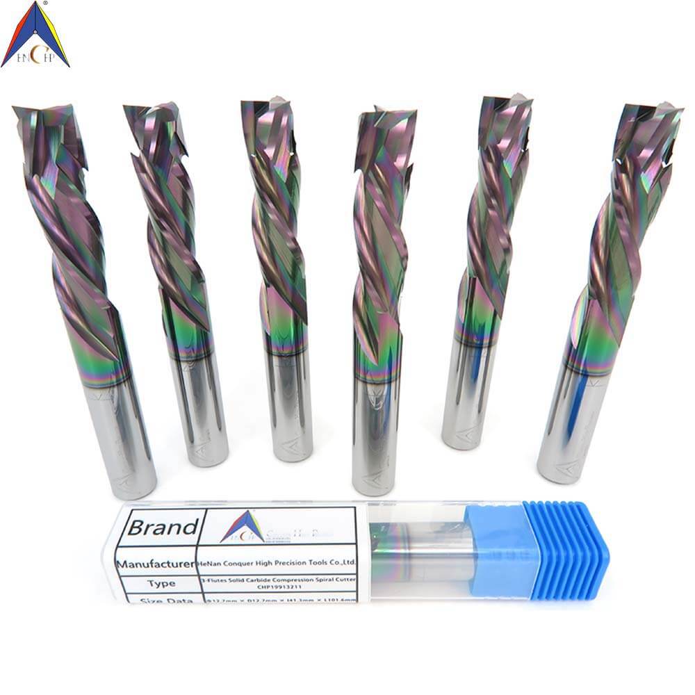 CHP199 – 3 Flutes Solid Carbide Compression Spiral Bit
