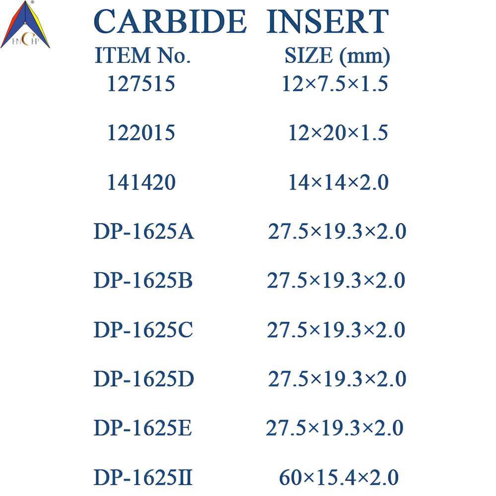 CHPJ008.05 - Carbide Insert Doorframe Cutterhead Set Ⅴ