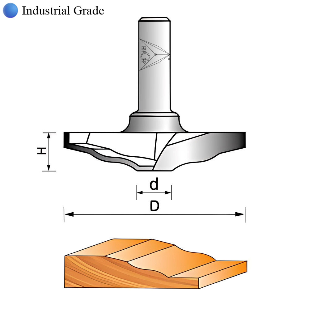 CHP1827 - Raised Panel Router Bit (Industrial Grade)