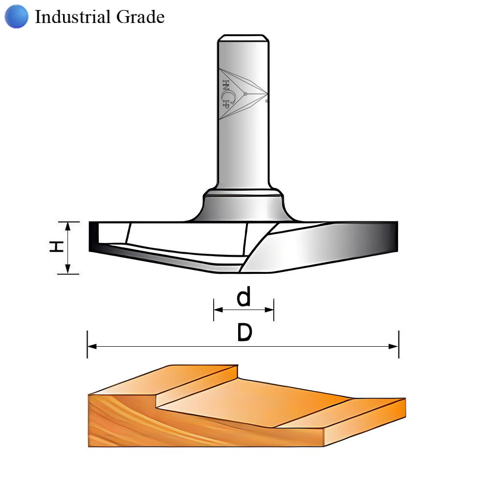 CHP1843 - 10° Raised Panel Router Bit (Industrial Grade)