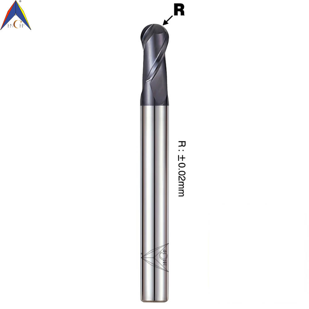 CHPM270 - 2 Flutes Solid Carbide Ball Nose End Mill (Short Shank)