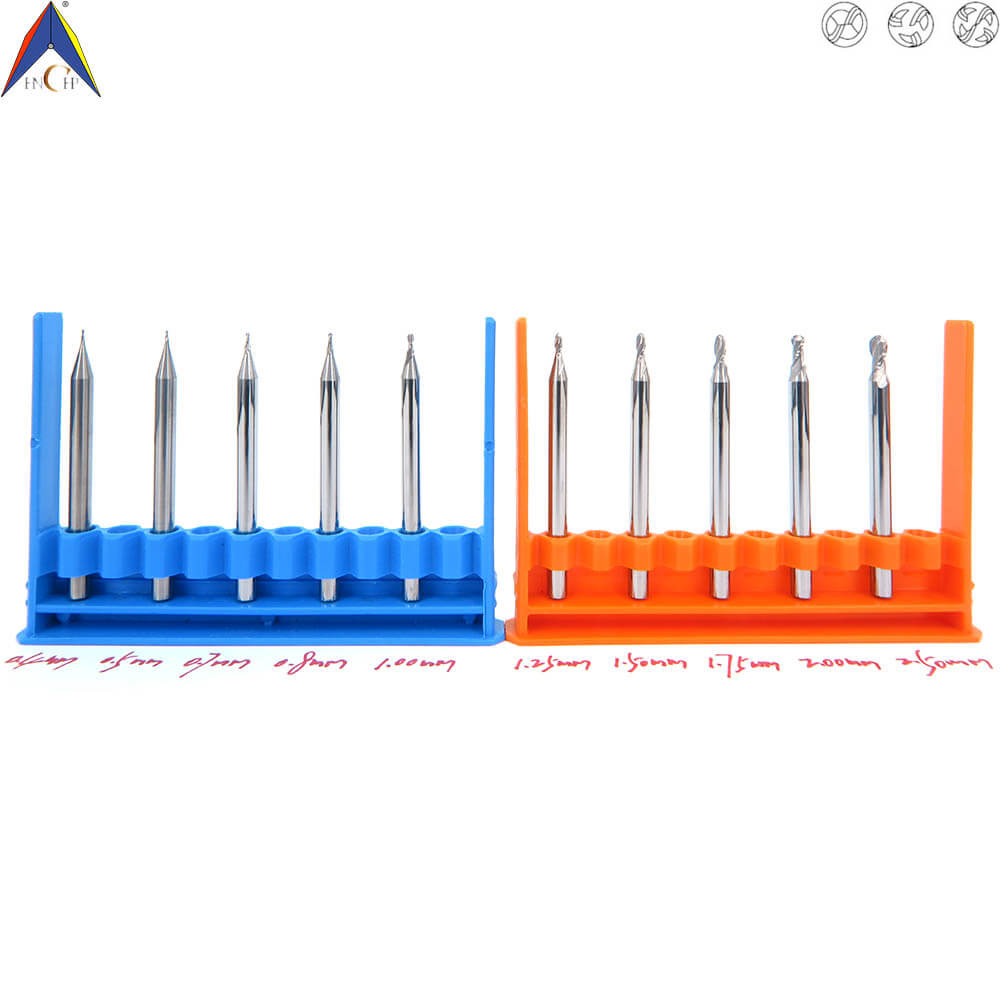 CHPM300 - 2 (3)(4) Flutes Solid Carbide Miniature Ball Nose End Mill