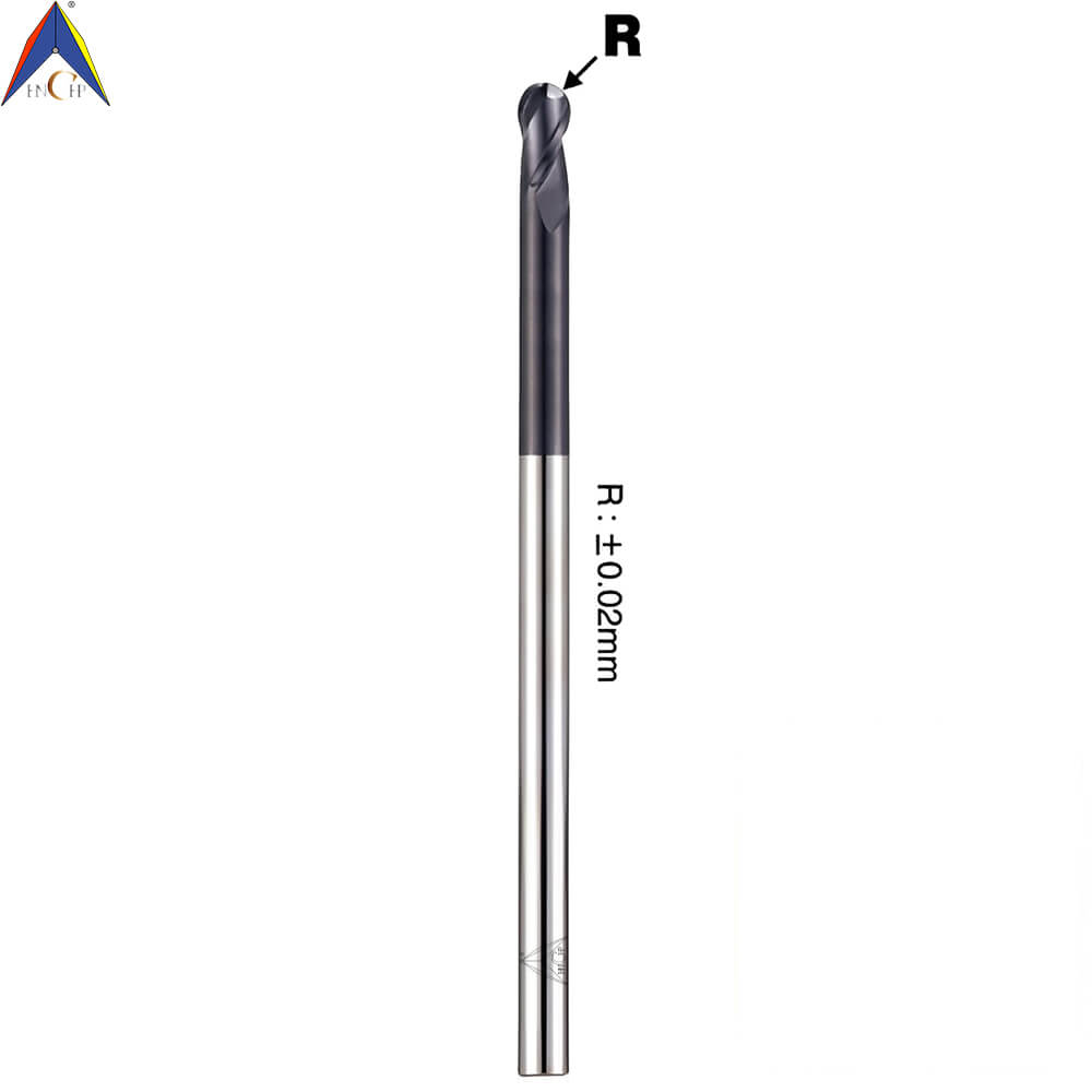 CHPM280 - 2 Flutes Solid Carbide Ball Nose End Mill (Long Shank)