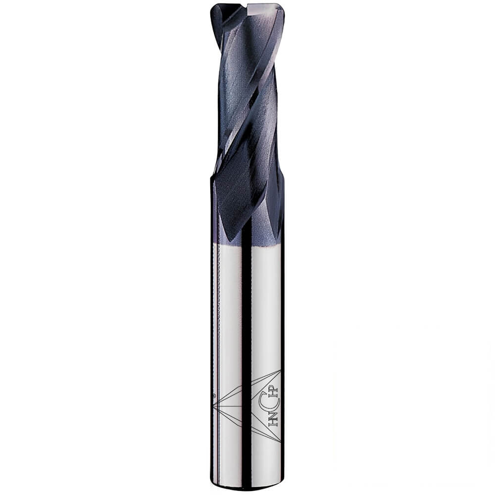 CHPM310 - 2 Flutes Solid Carbide Corner Radius End Mill (Short Shank)