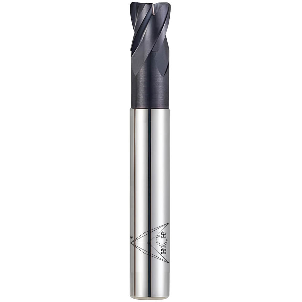 CHPM340 - 4 Flutes Solid Carbide Corner Radius End Mill (Long Shank)