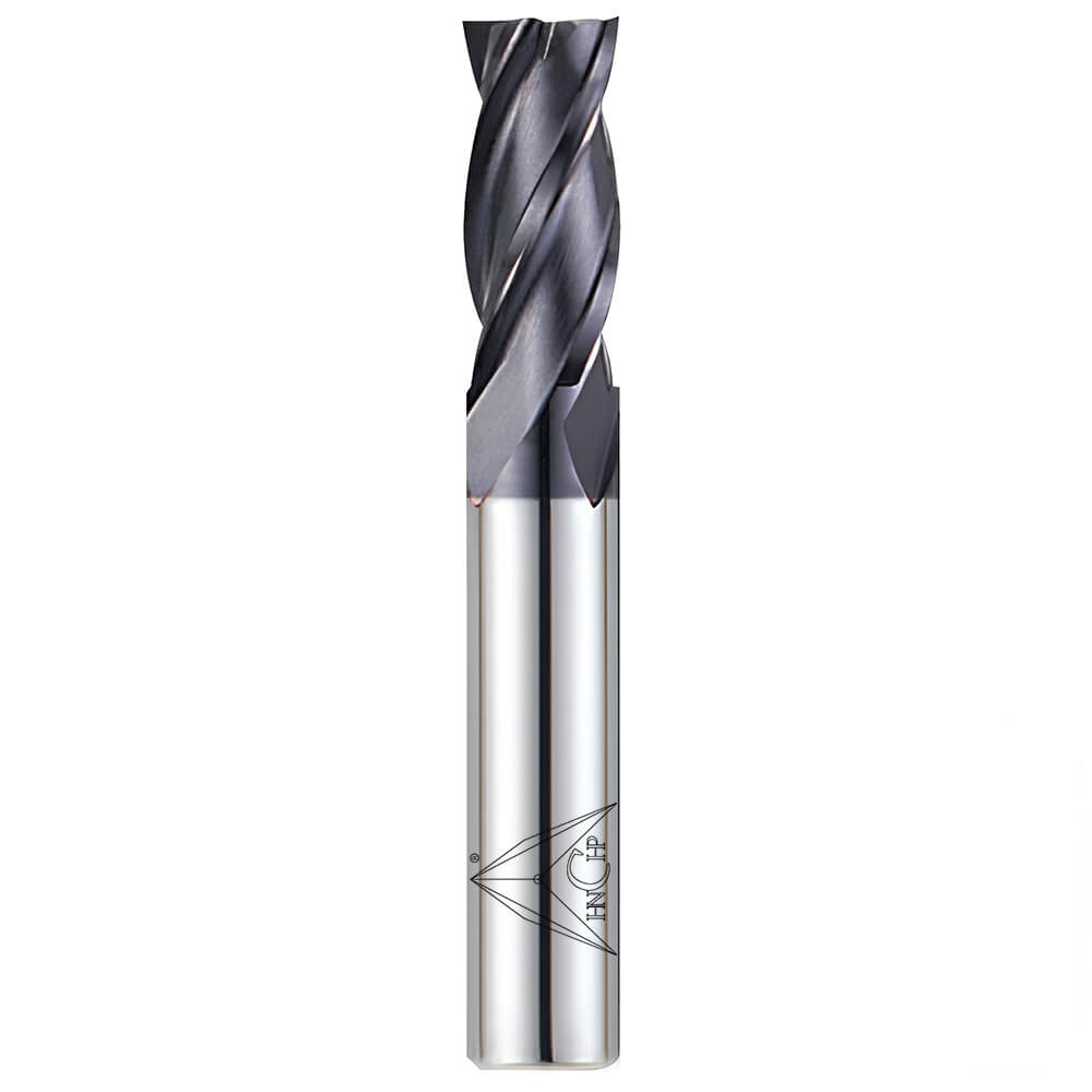 CHPM490 - 4 Flutes Solid Carbide 45° Helix End Mill (Short Shank)