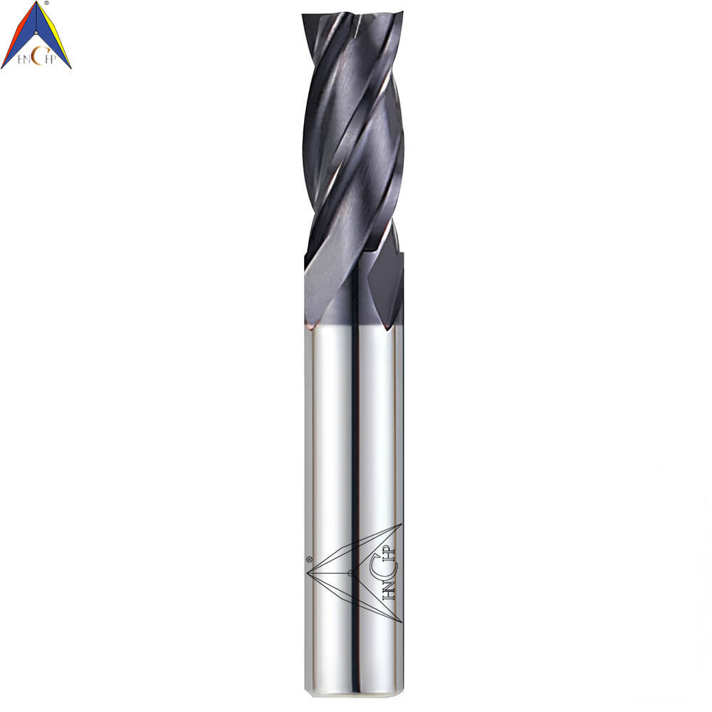 CHPM490 - 4 Flutes Solid Carbide 45° Helix End Mill (Short Shank)