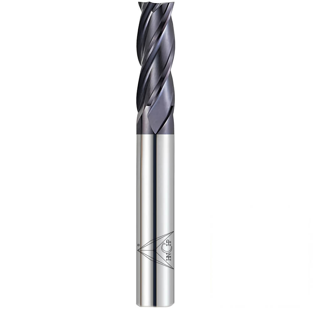 CHPM500 - 4 Flutes Solid Carbide 45° Helix End Mill (Long Shank)