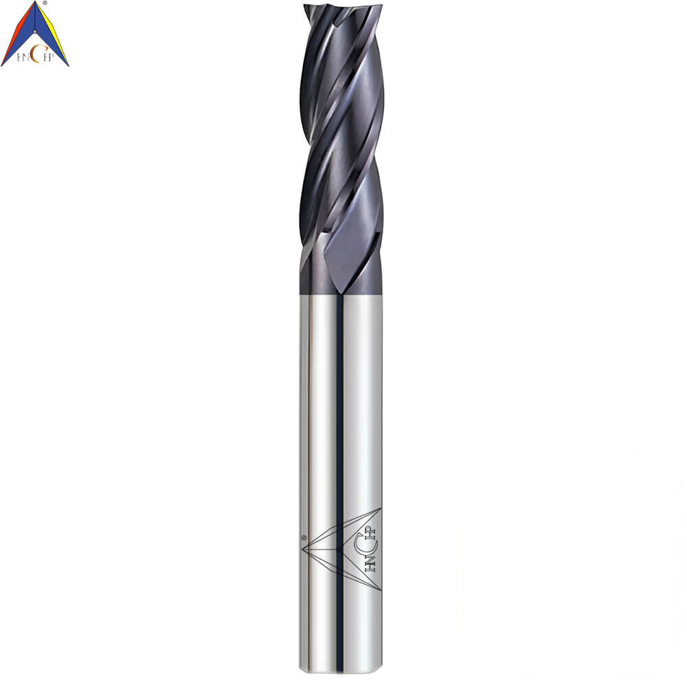 CHPM500 - 4 Flutes Solid Carbide 45° Helix End Mill (Long Shank)
