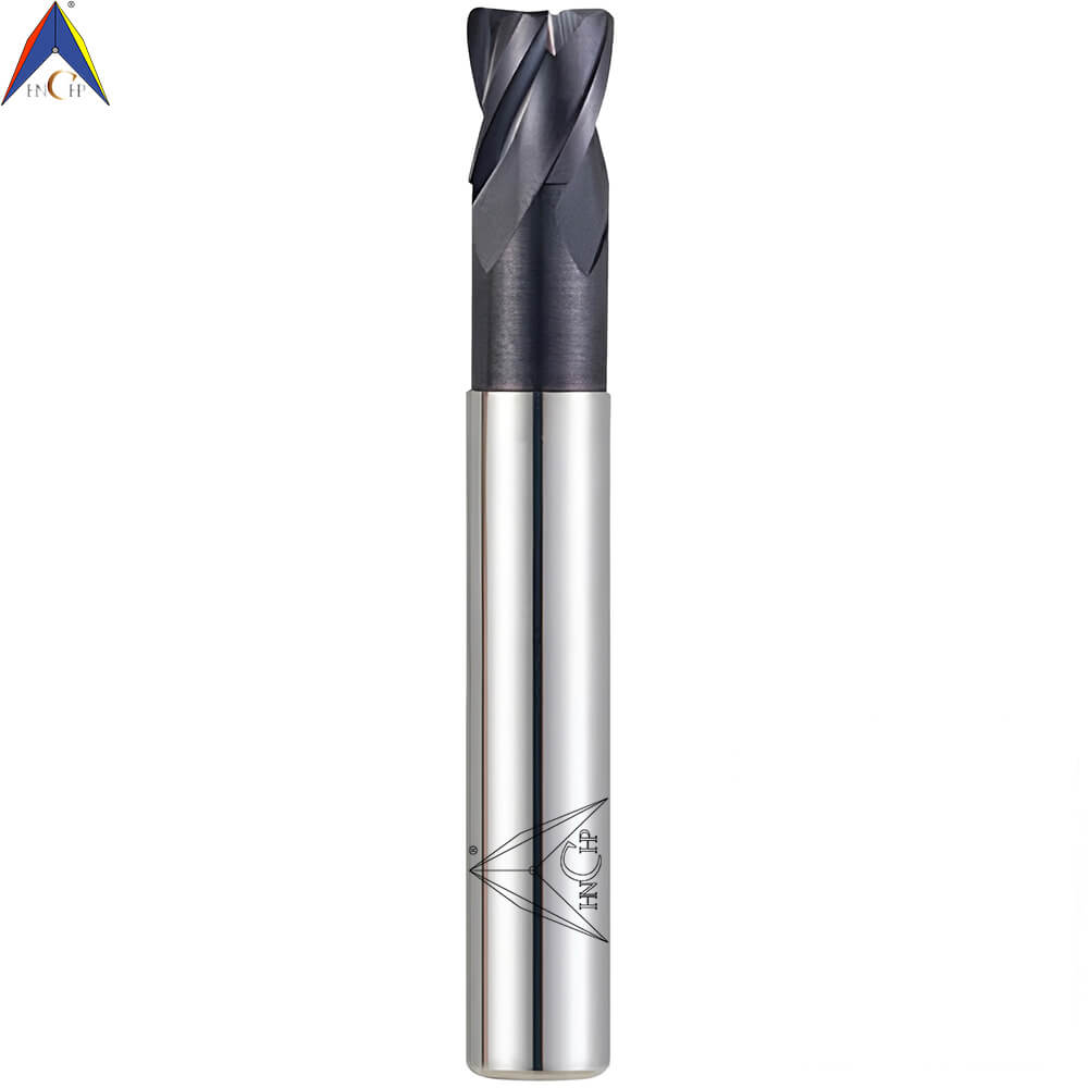 CHPM520 - 4 Flutes Solid Carbide 45° Helix Corner Radius End Mill (Long Shank)