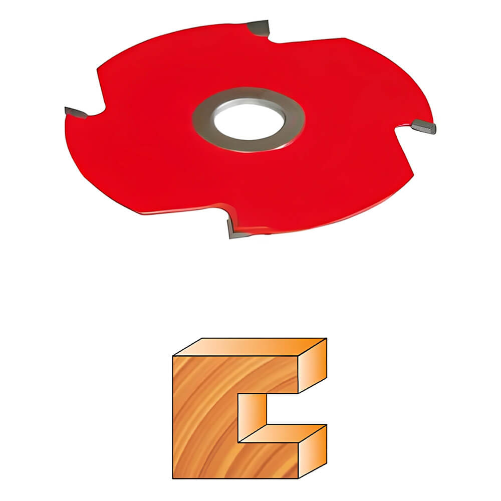 CHPH001.02 - Carbide Tipped Grooving Shaper Cutter With Spurs