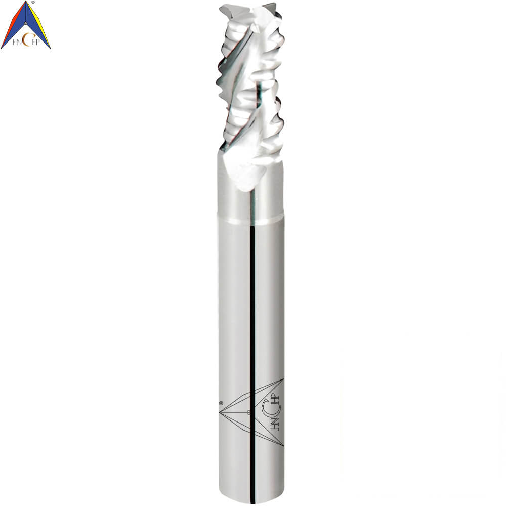 CHPM400 - 3 Flutes Solid Carbide Roughing End Mill For Aluminum (Short Shank)