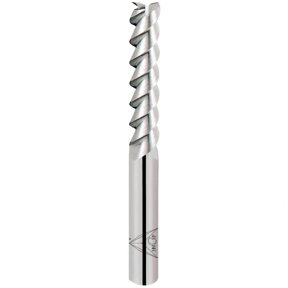 CHPM592 - 3 Flutes Solid Carbide Extra Long End Mill For Aluminum