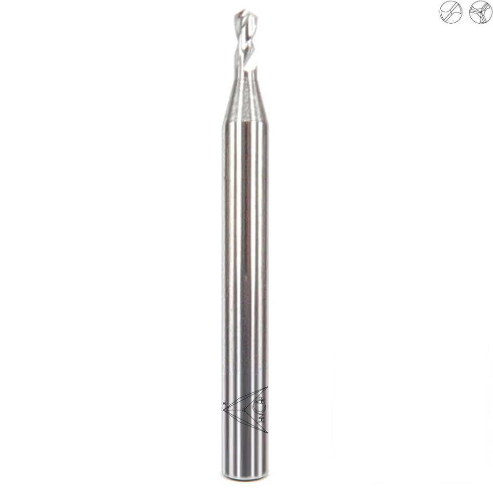CHPM605 - 2 (3) Flutes Solid Carbide Miniature Drill Bit