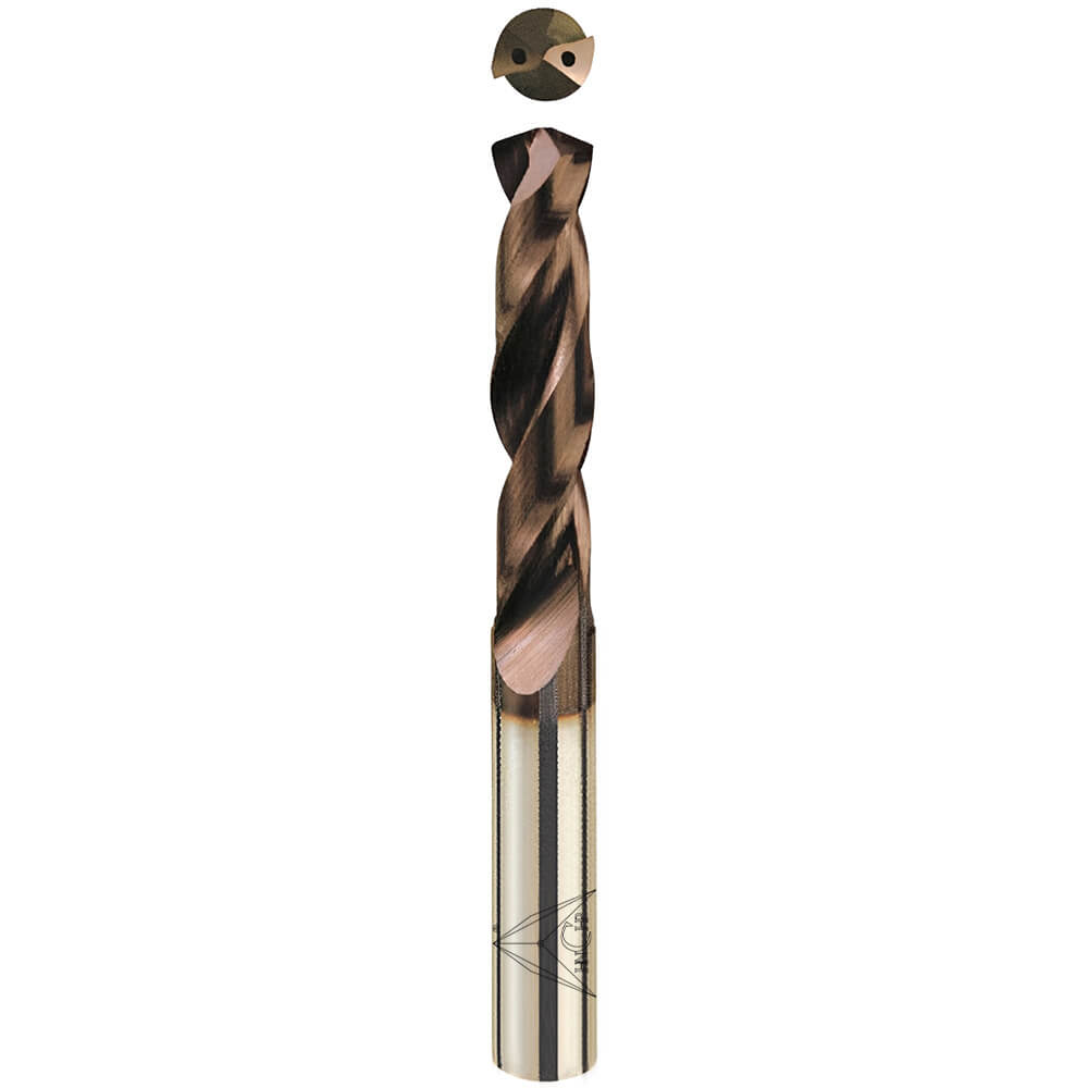 CHPM612 - 2 Flutes Solid Carbide Twist Drill Bit With Coolant Feed