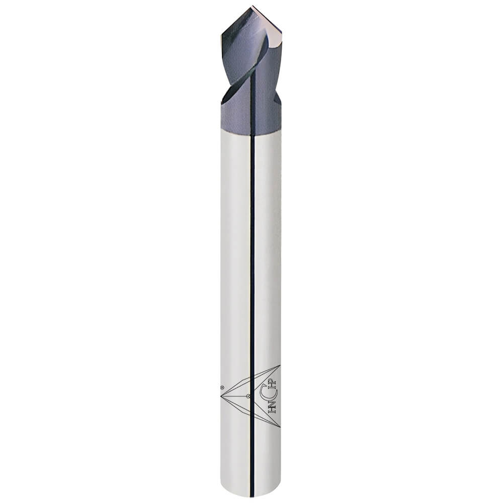 CHPM620B - 2 Flutes Solid Carbide Center Drill Bit (Long Shank)
