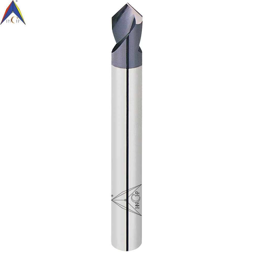 CHPM620B - 2 Flutes Solid Carbide Center Drill Bit (Long Shank)