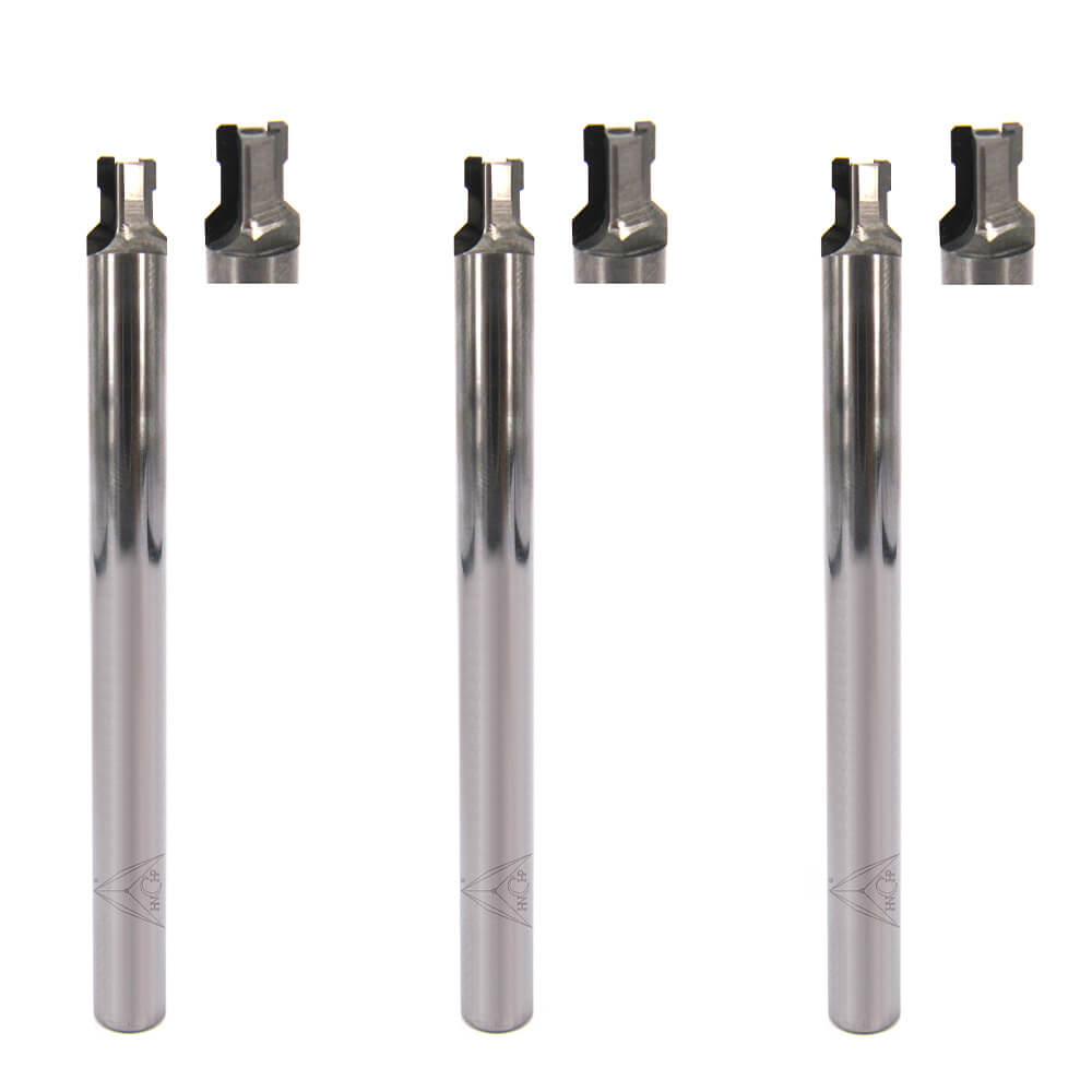 CHPM-PCD009 - PCD 2 Flutes Rounding Nose Milling Cutter