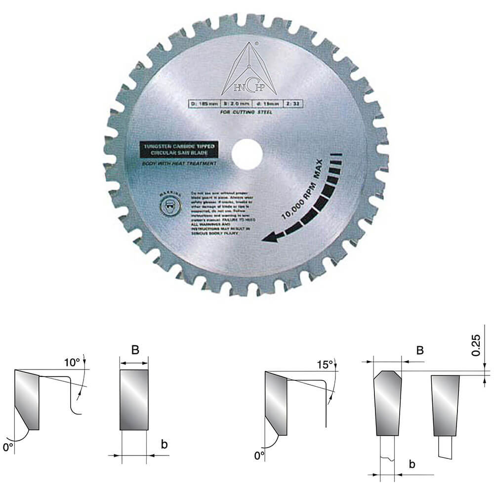 CHPMS.VC - Carbide Tipped Saw Blade For Cutting Other Metals