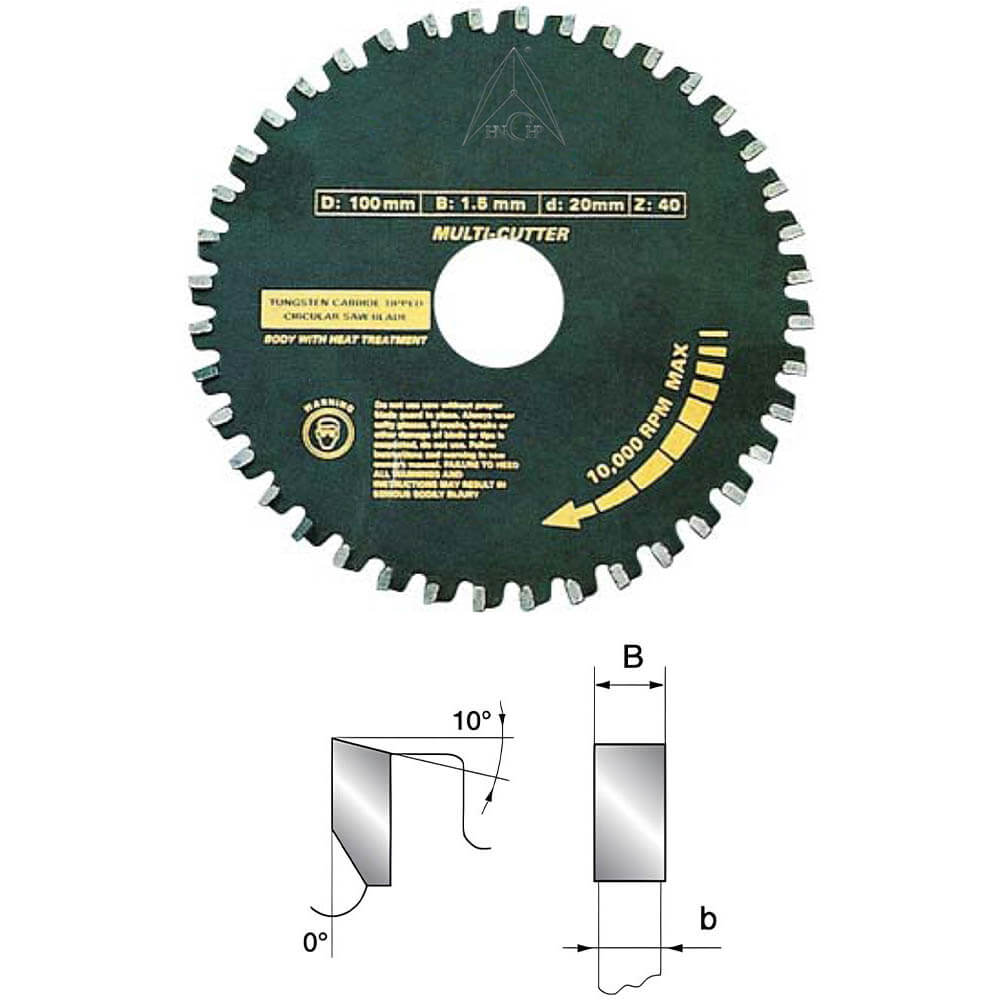 CHPMS.SC - Carbide Tipped Multi Saw Blade