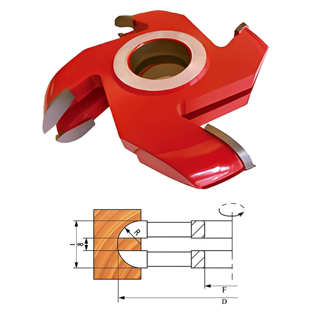 CHPH003.04A - Carbide Tipped Cove Shaper Cutter