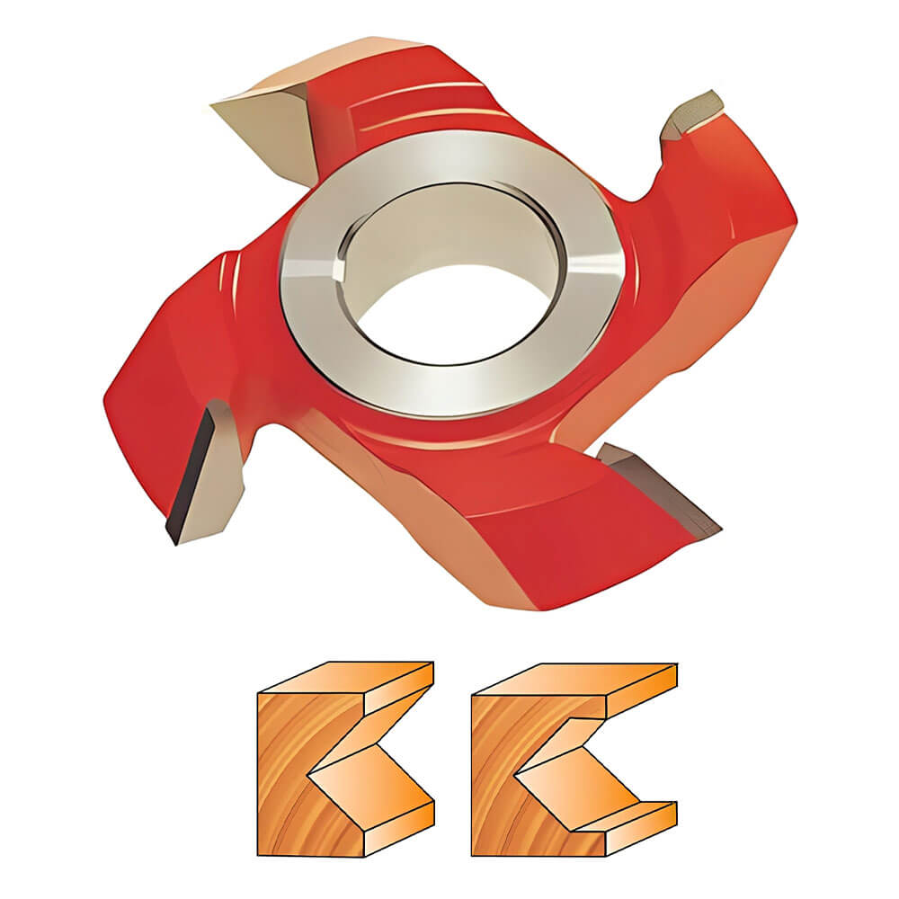 CHPH003.10 - Carbide Tipped "V" Grooving Shaper Cutter