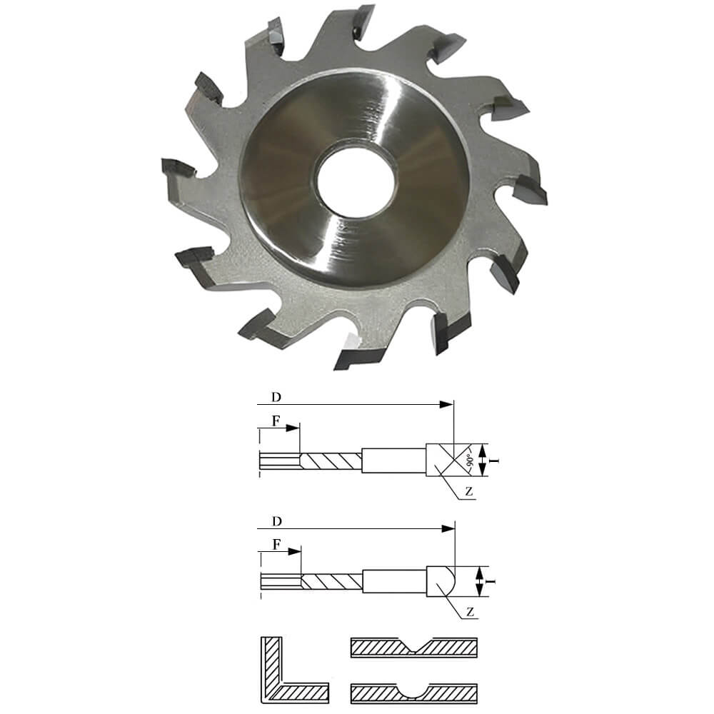 CHPH003.10B - Carbide Tipped Alu-Plastic Board Shaper Cutter