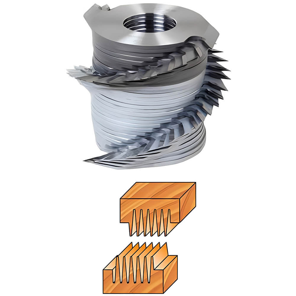 CHPH004.02 - Carbide Tipped Single-Piece Finger Joint Shaper Cutter