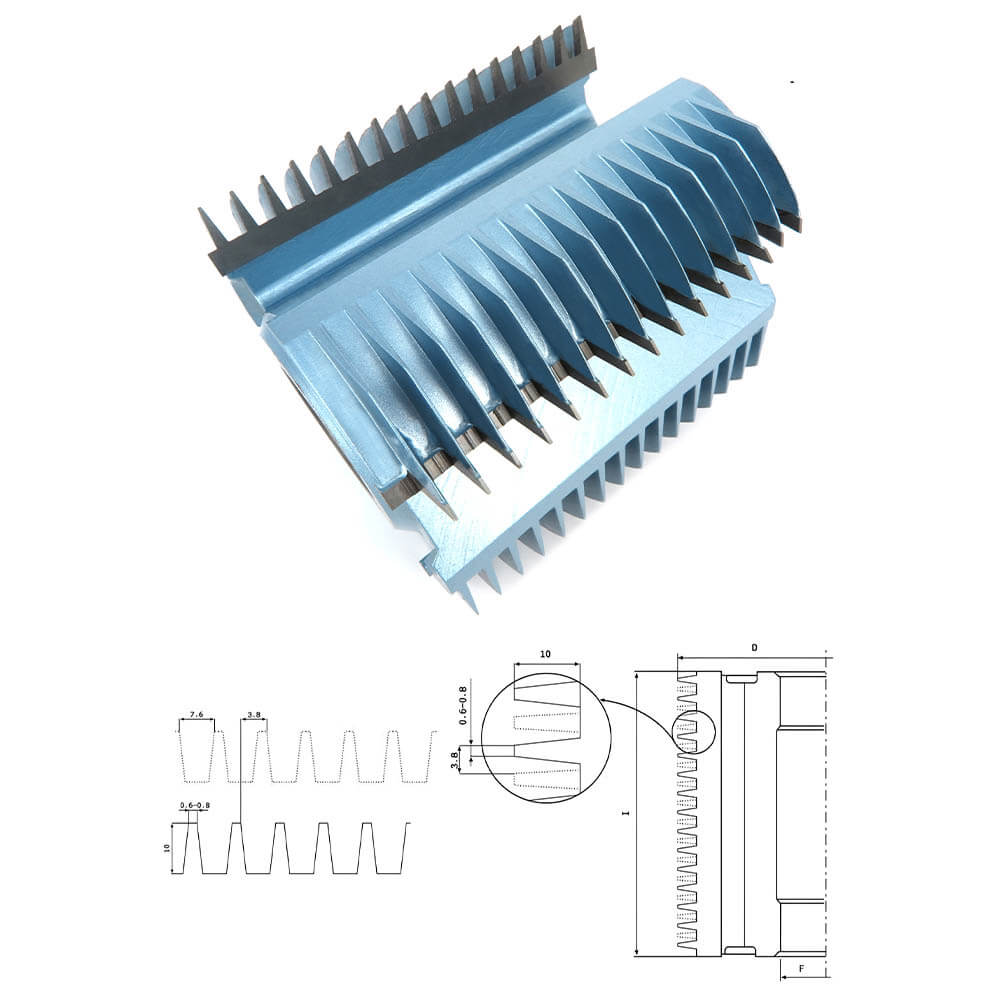 CHPH004.05 - Carbide Tipped Stagger Teeth Finger Joint Shaper Cutter