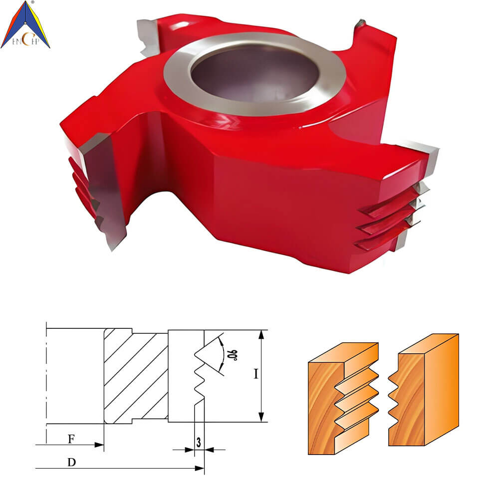 CHPH004.06 - Carbide Tipped Finger Joint Shaper Cutter