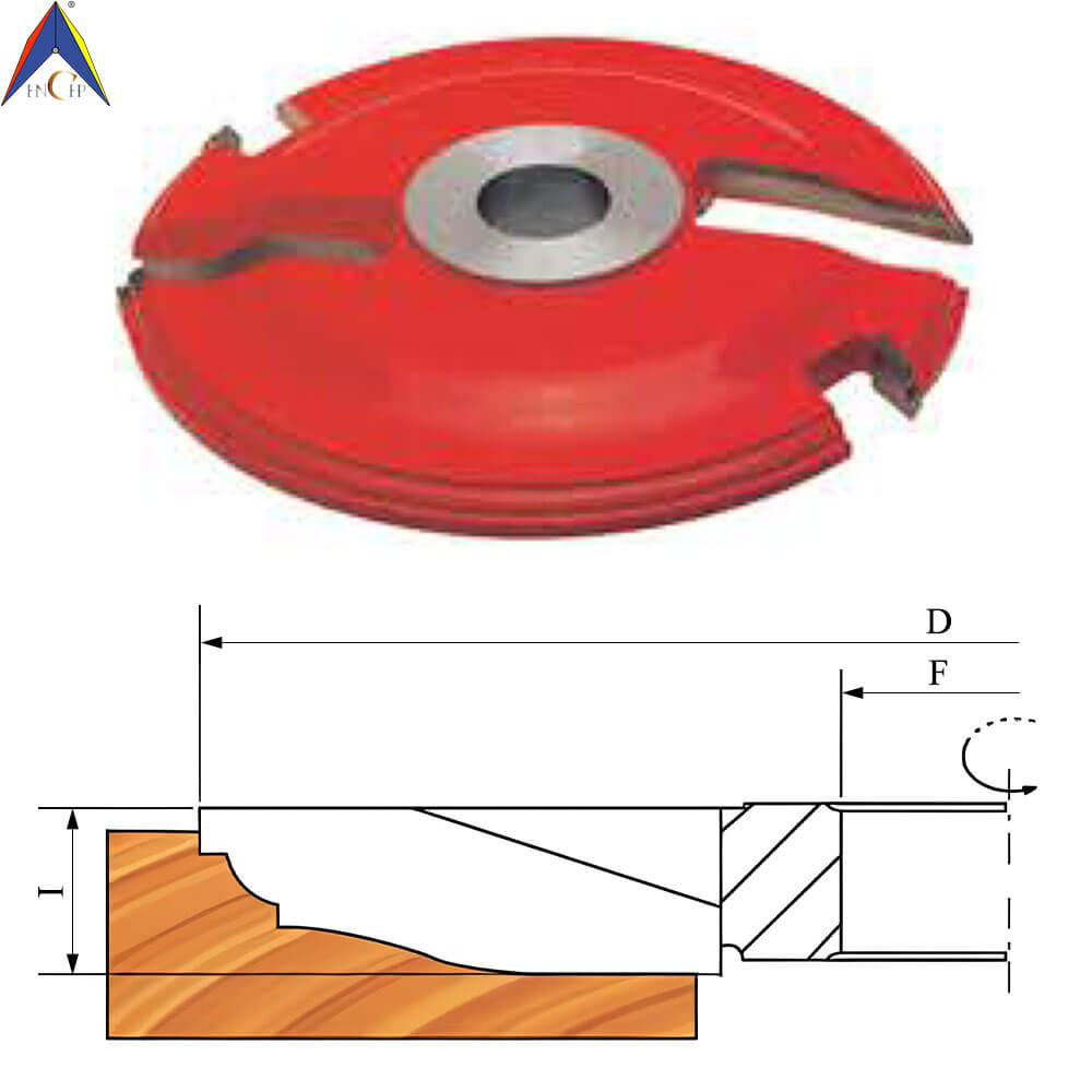 CHPH005.02 - Carbide Tipped Raised Panel Shaper Cutter