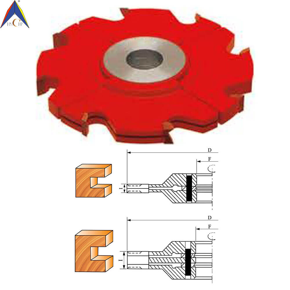 CHPH001.05 - Carbide Tipped 3 Pcs Adjustable Grooving Shaper Cutter