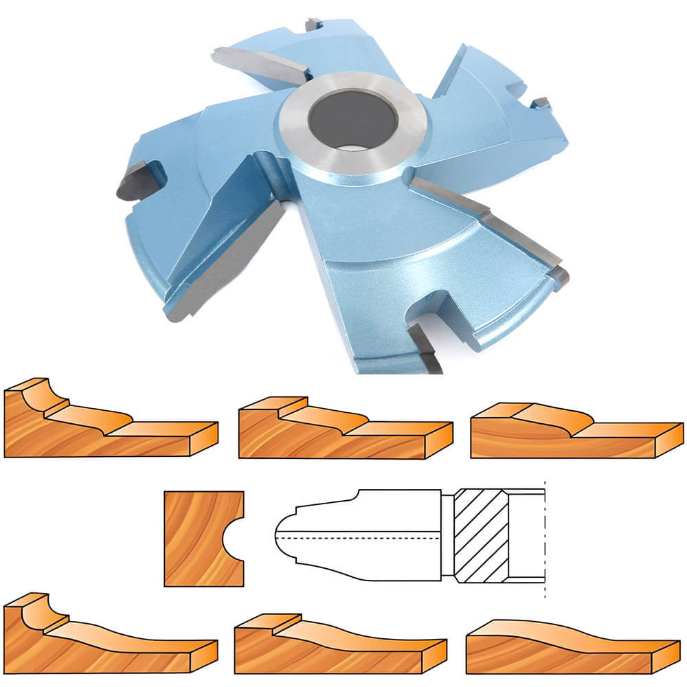 CHPH005.05 - Carbide Tipped Raised Panel Shaper Cutter (Double-Faces)