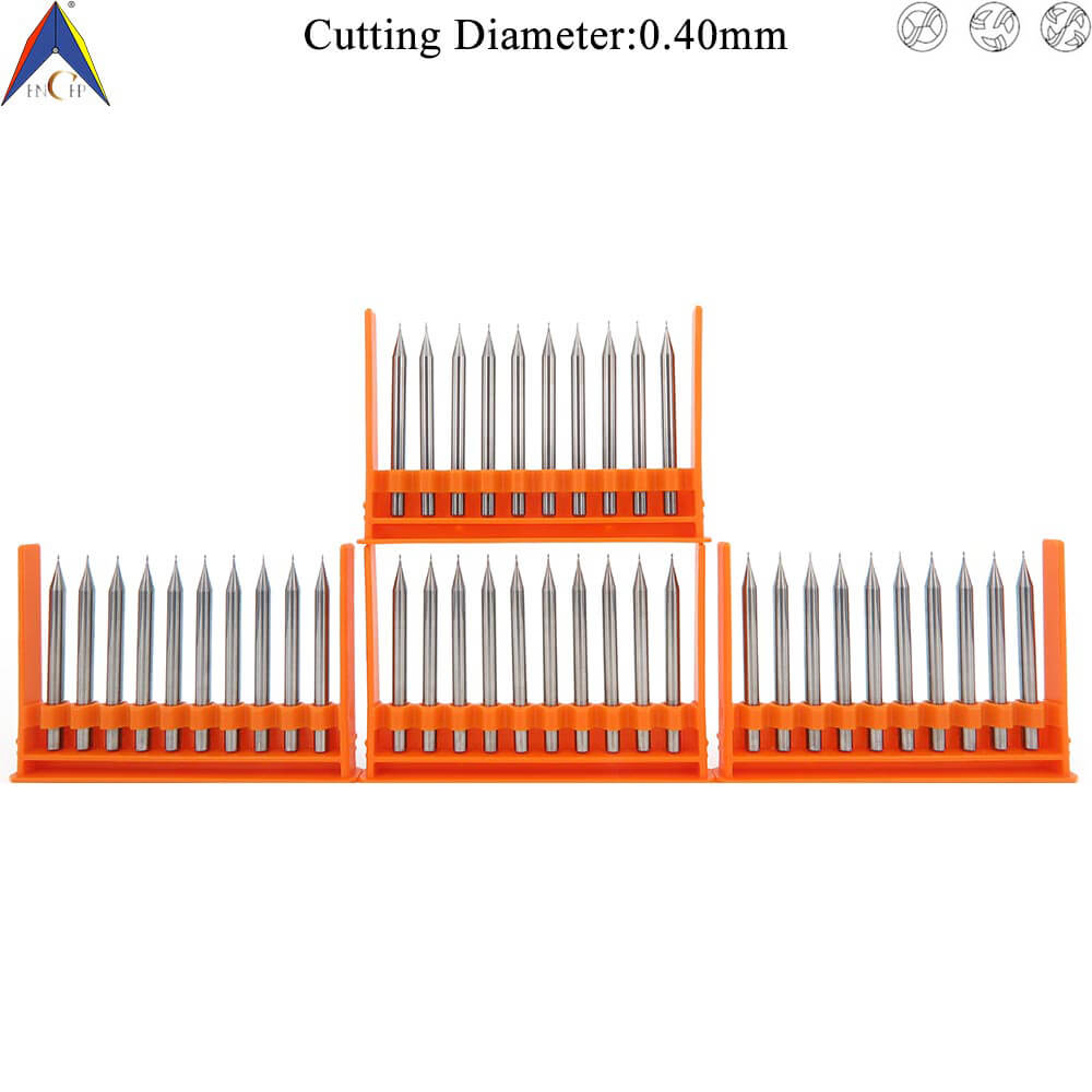 CHPM300 - 2 (3)(4) Flutes Solid Carbide Miniature Ball Nose End Mill
