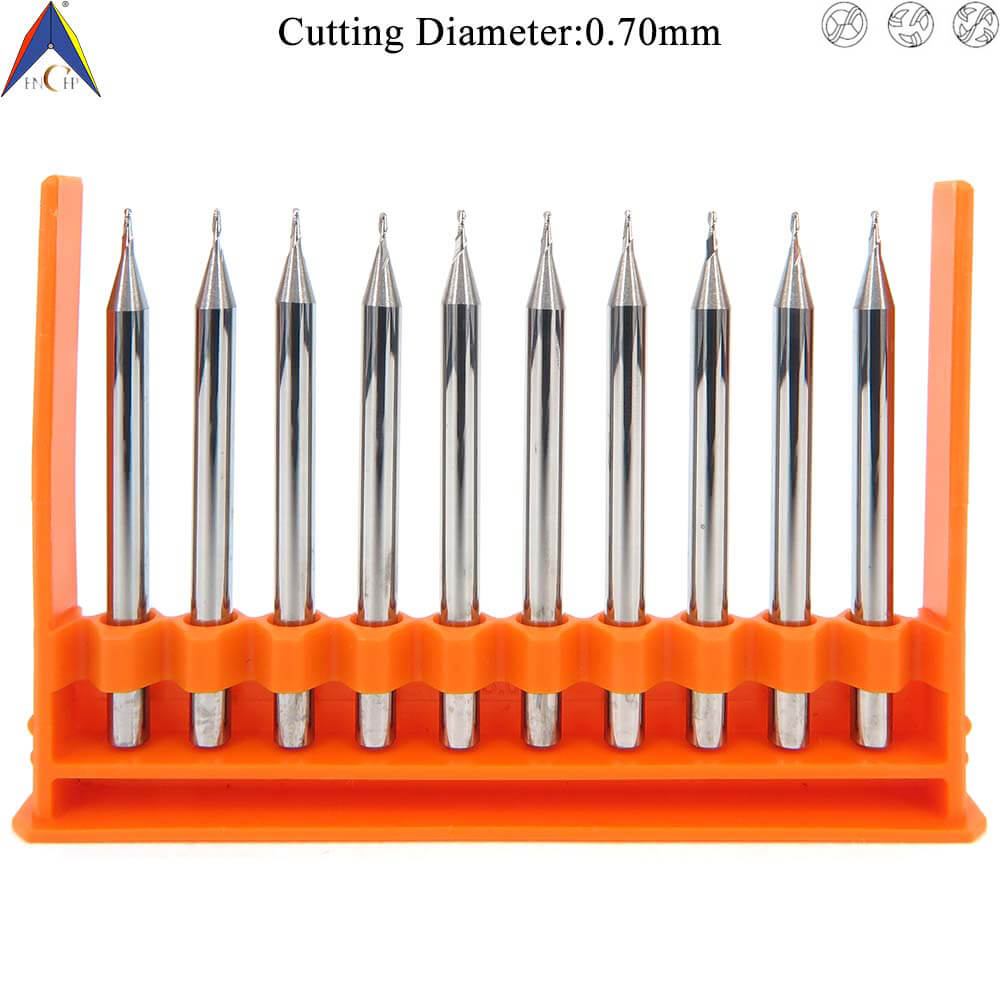 CHPM300 - 2 (3)(4) Flutes Solid Carbide Miniature Ball Nose End Mill