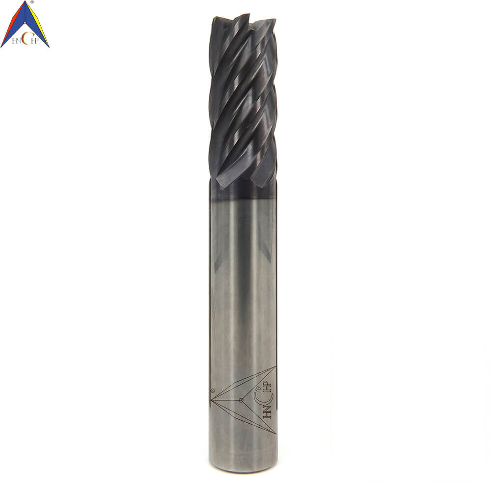 CHPM540 - 6 (8) Flutes Solid Carbide 45° Helix End Mill (Long Shank)