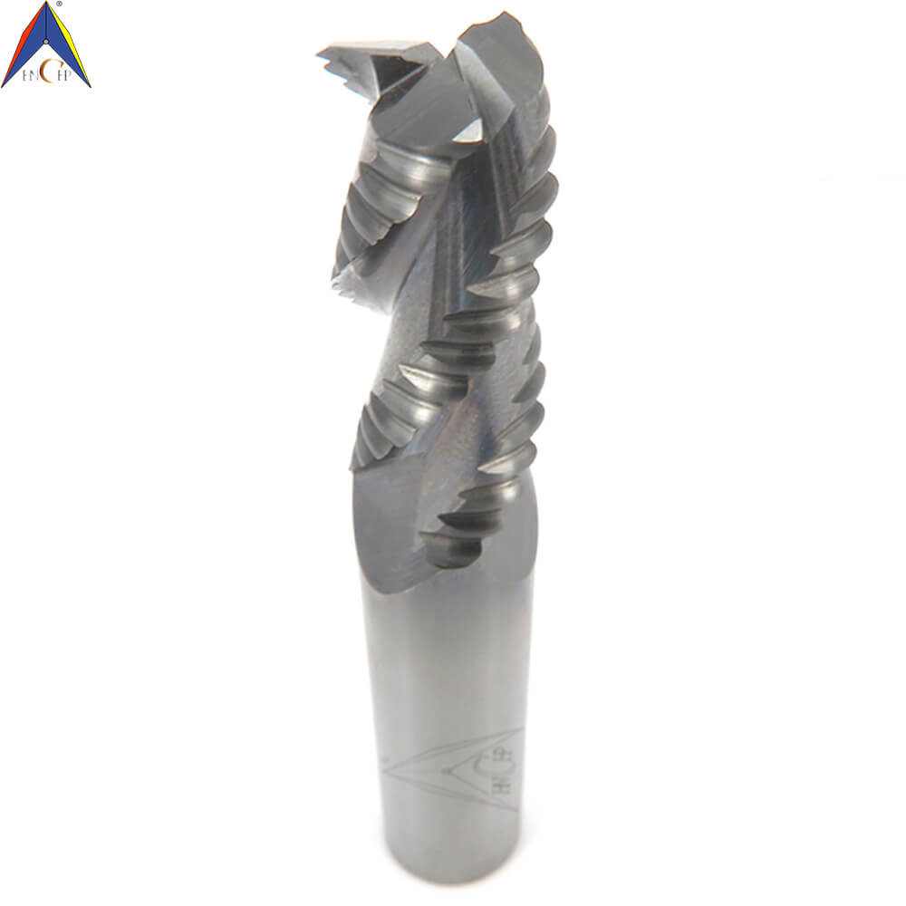 CHPM390 - 3 Flutes Solid Carbide Roughing End Mill For Aluminum (Long Shank)