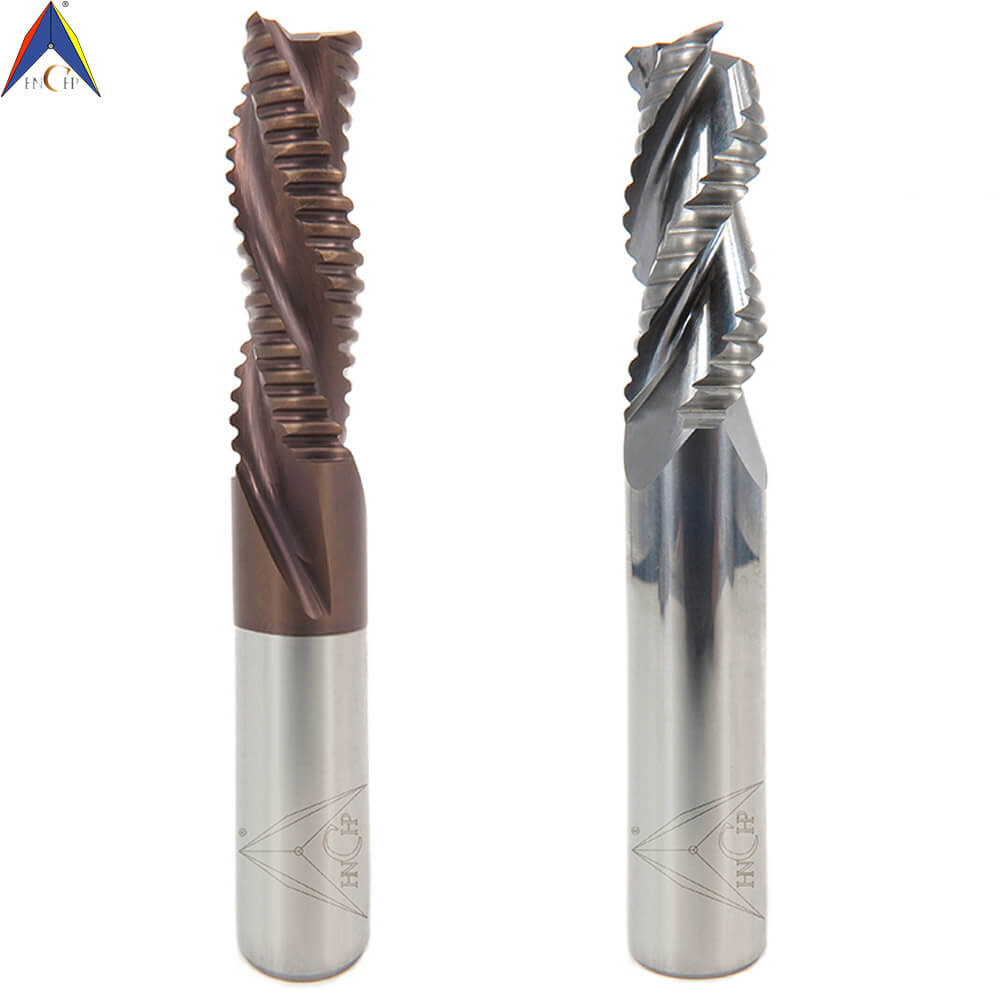 CHPM390 - 3 Flutes Solid Carbide Roughing End Mill For Aluminum (Long Shank)