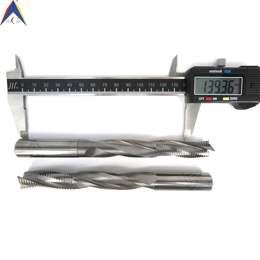 CHPM390 - 3 Flutes Solid Carbide Roughing End Mill For Aluminum (Long Shank)