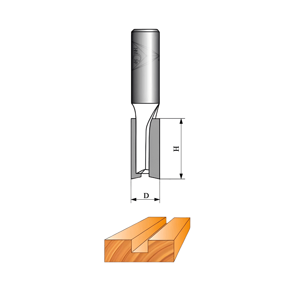 CHP01 - Straight Router Bits (29 Types Available)