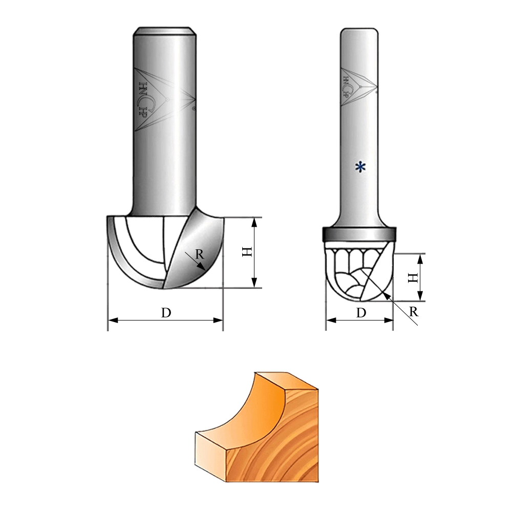 CHP05 - Core Box Router Bits (13 Types Available)