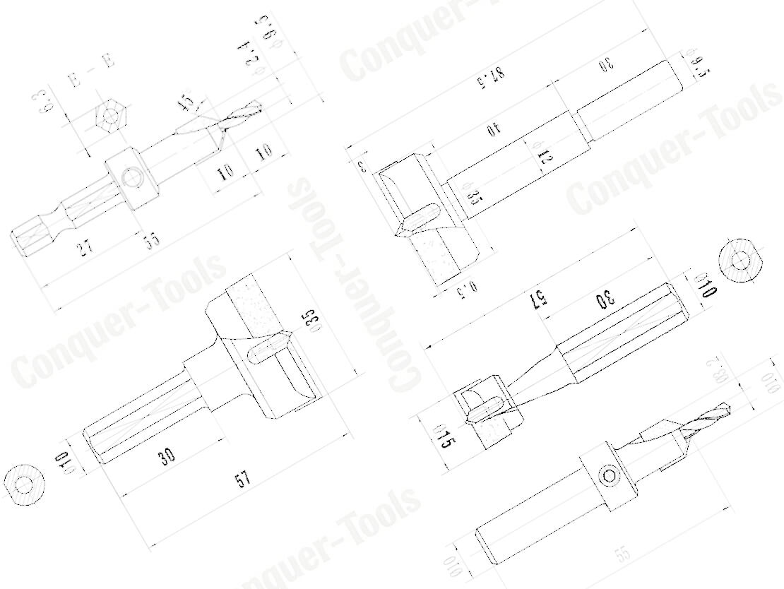 Wood Boring & Drilling Bits