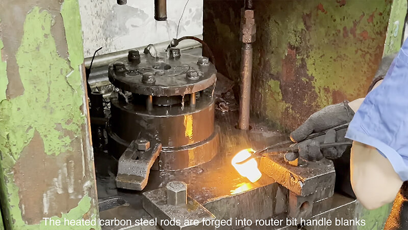 Router Bit Manufacturing Process - Hot Forging (3)
