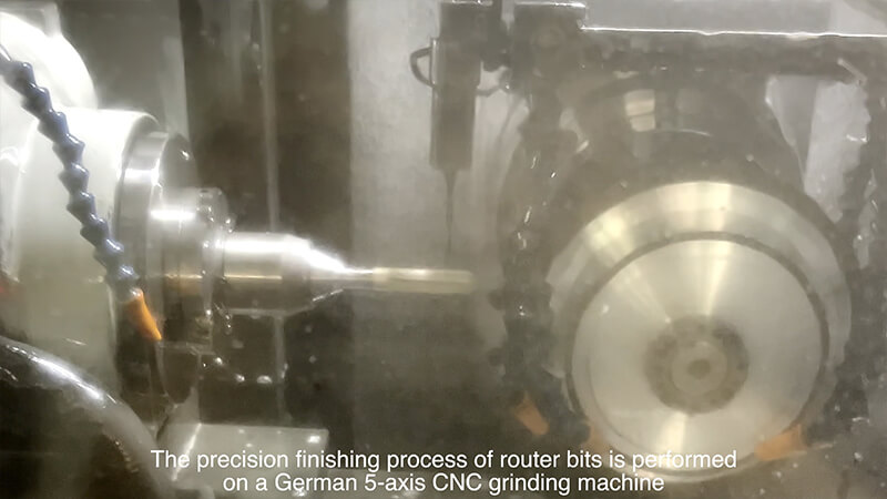 German 5-Axis CNC Grinding Machine for Router Bit Precision Finishing